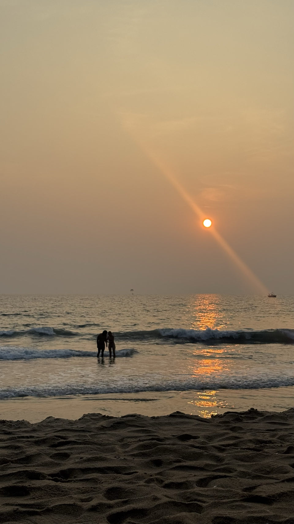 Early evening on the sea